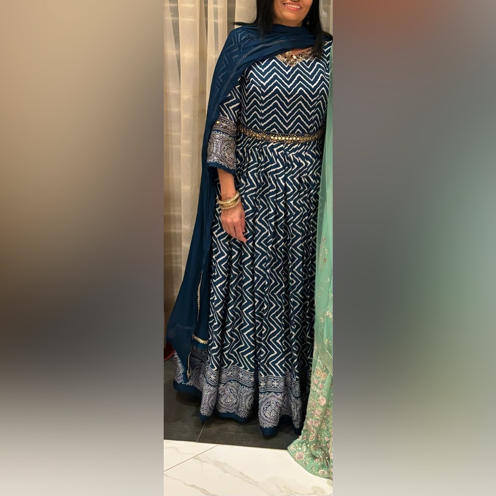 Beautiful blue gown